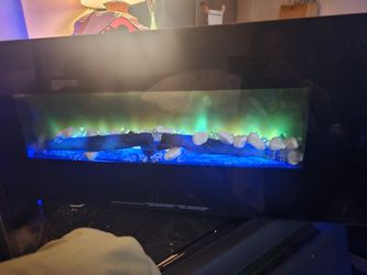 Brand New Fireplace With Heater