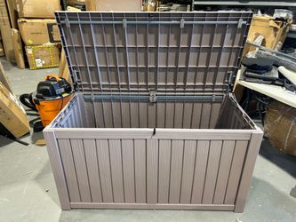 New-150 Gal. Gray Outdoor Durable Storage Deck Box