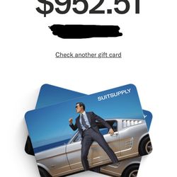 💼 $952.51 Suitsupply Gift Card • ONLY $575 • Save $377 Instantly 👔🔥Negiotable