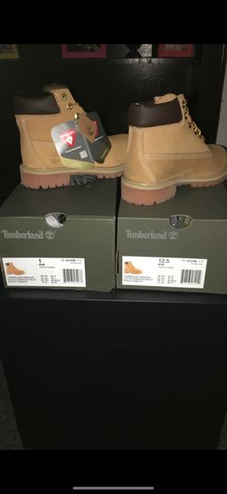 Timberland Youth Premium Waterproof Boots size 1