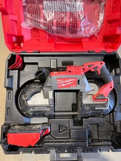 Milwaukee M18 FUEL Deep Cut Band Saw 2729-20 w/ Case & Charger