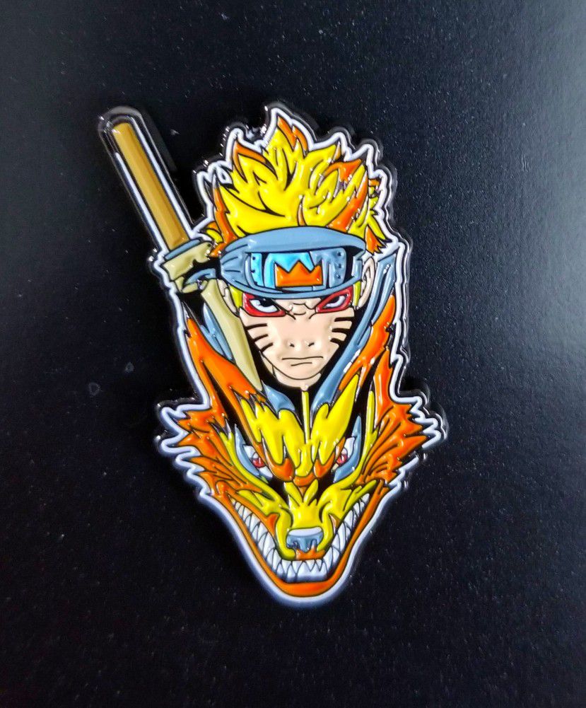 Naruto Anime TV Series Takashi Head Image Metal Enamel Pin NEW UNUSED