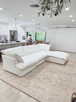 White cloud sectional (NEW IN BOXES)