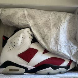 Nike Air Jordan Retro 6’s Carmines