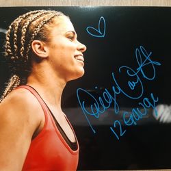 16x20 UFC photo Paige Vanzant 12 Gauge Inscription Autograph