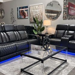 OM• $38 Initial • Brand New Boyington Power Reclining Sofa And Loveseat 