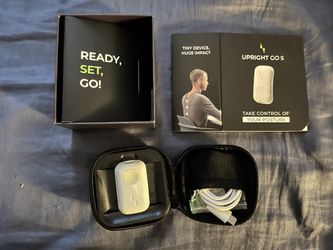 Upright GO S Smart Bluetooth Posture Trainer, Wearable, Complete in Box