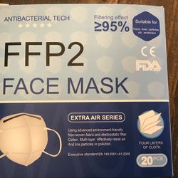 N95/FFP2 Protective Face Masks (20pcs/box) (4 BOXES included!) 