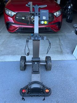 Foresight Electric Follow-Me golf cart (ForeCaddy v1.5) with remote.
