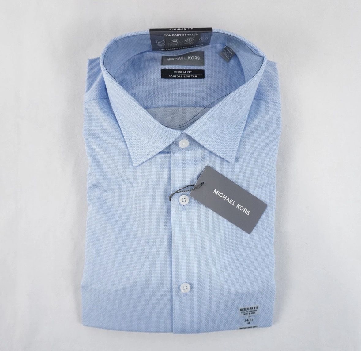 Michael Kors Classic Fit Passport Dress Shirt XL