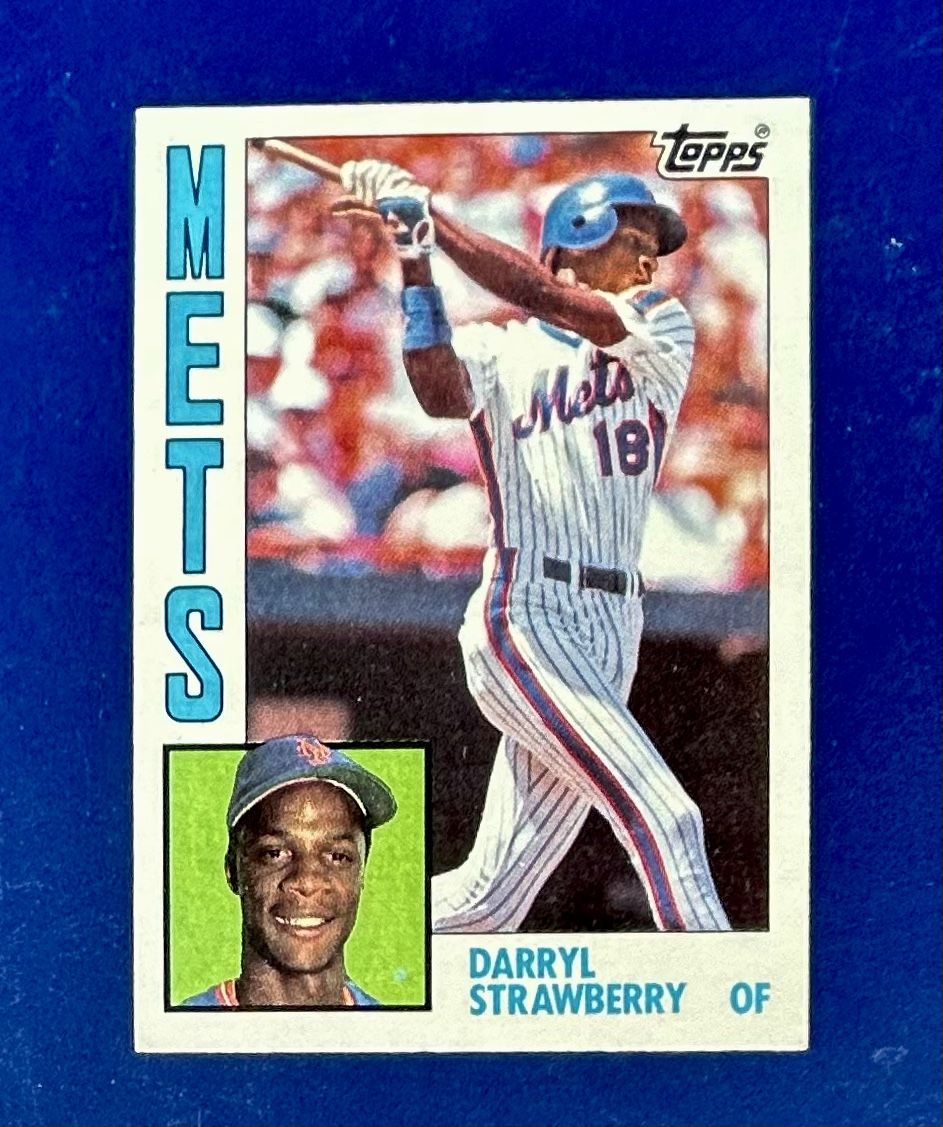 1984 Topps Darryl Strawberry Rookie Baseball Card