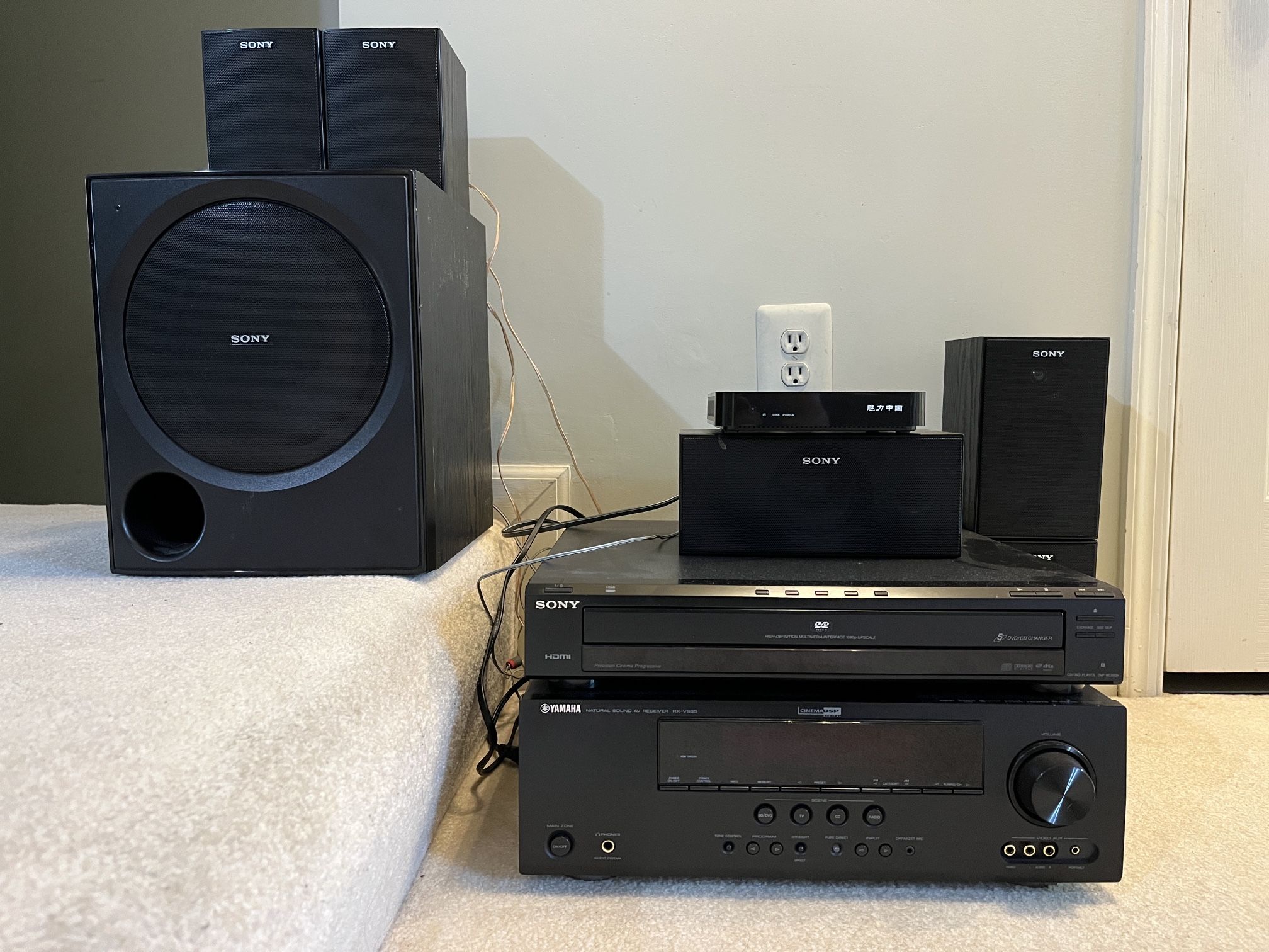 Stereo System With Subwoofer And Speakers : Price Negotiable