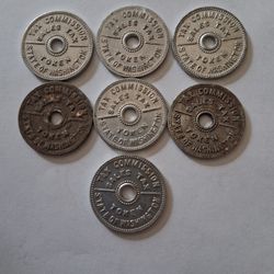 Vintage State Of Washington Sales Tax Token