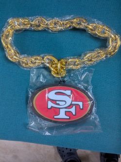 New San Francisco 49ers foam chain