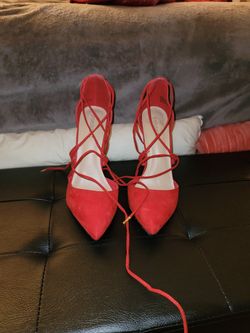 Red Pumps Size 10