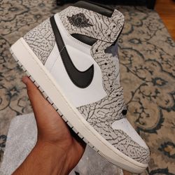 Air Jordan 1 White Cement - Size 10.5