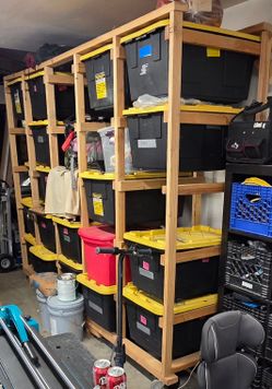 Rack for bins
