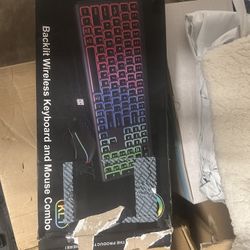 Backlit Keyboard and Mouse 
