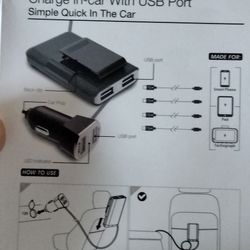 Fast Car Charger 4 Port