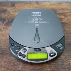 Philips Magnavox Portable CD Player AZ7566CS w/ Anti Skip Protection ●Tested