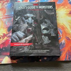 DND Volo’s Guide To Monsters