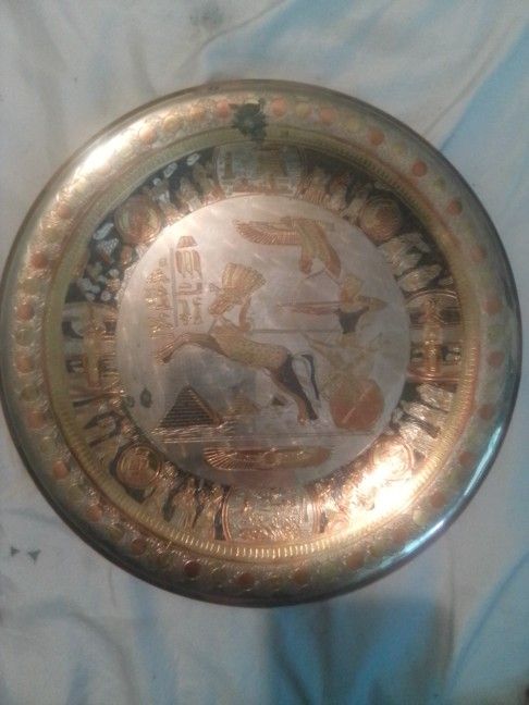 Antique/ Vintage Egyptian Copper Decorative Art