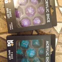 Brand New Acrylic Dice $7 Each