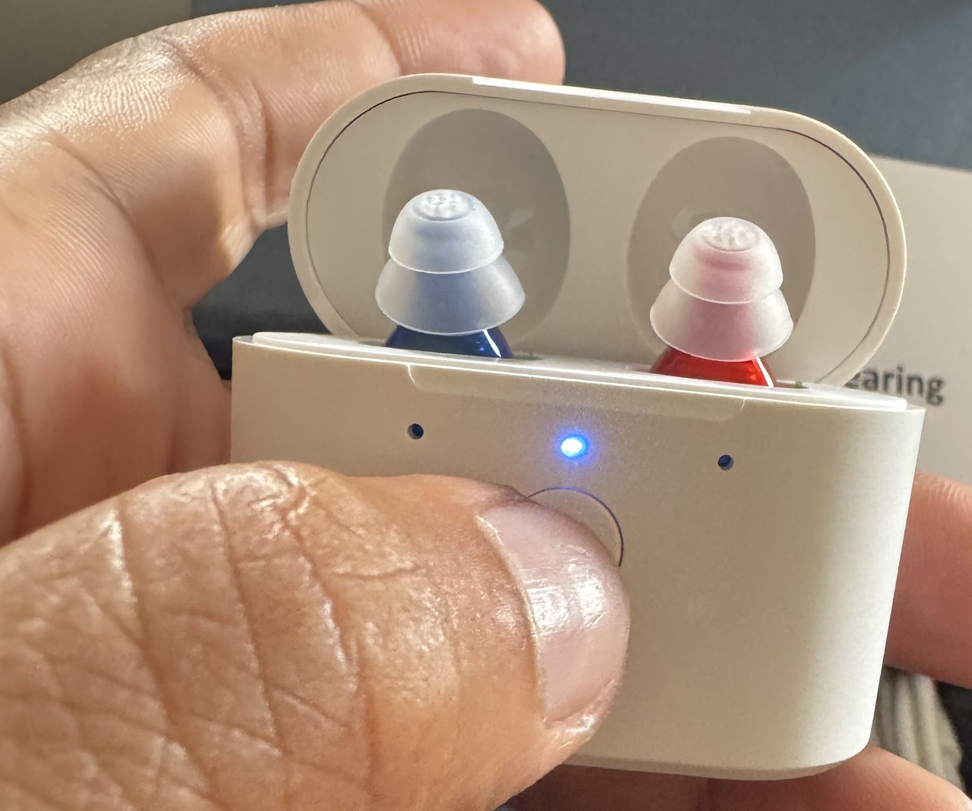 Rechargeable Hearing Aids for Seniors, Invisible Digital Hearing Amplifiers, 12-Channel OTC Hearing Amplifier with Noise Cancelling Hearing Aids Acces