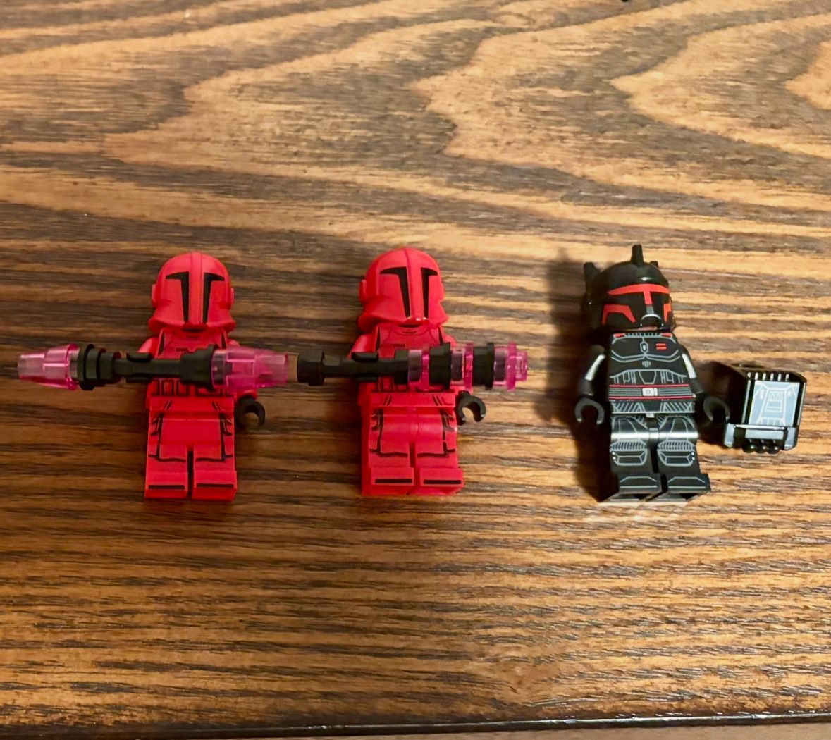 Set of Five Lego Brand Mandalorian Characters