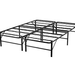 Foldable Queen Mattress Bed Frame