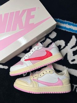 Jordan 1 Low ‘Travis Scott’ Tropical Pink 11C PreSchool