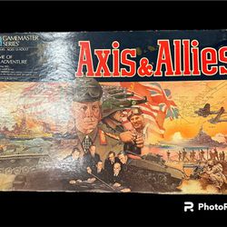 Vintage Milton Bradley GAMEMASTER “AXIS & ALLIES” WW2 BOARD GAME COMPLETE 