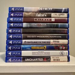 PS4 Games (separately OR bundled)
