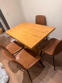 Dinning table and chairs