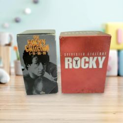 The Rocky Collection VHS 1-4 Video Box Set from 1990 Sylvester Stallone And The Rocky Anthology (VHS, 2001, 5-Tape Set)  Rocky 1,2,3,4,5