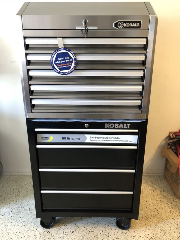 Kobalt Tool Cabinet Stainless Tool Chest 27 Tool Box 9 Drawer