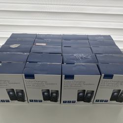 Lot of 20: Insignia- 2.0 Bluetooth Lighted Speaker System (2pc) - Black