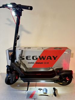 Segway - Ninebot Max G3 Electric Scooter, 28 mph Max Speed w/ 50 miles Max Range - Black