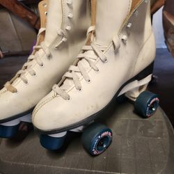 Roller Derby roller skates.