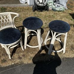 Bar Stools And Chair 