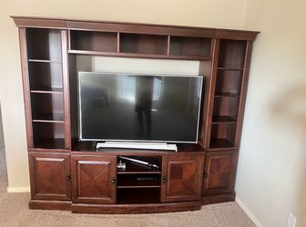 Tv stand with shelves