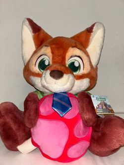 Disney 2025 Zootopia Nick Wilde 15 Inches Plush from Shanghai Disneyland