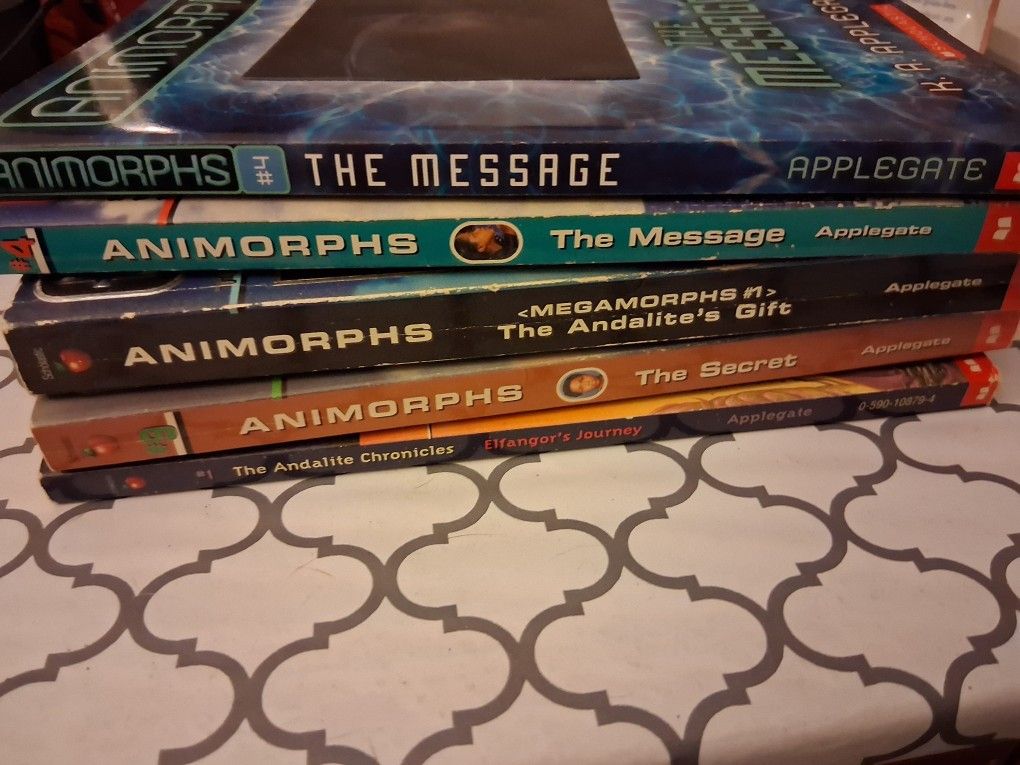 Animorphs 5 Book Lot