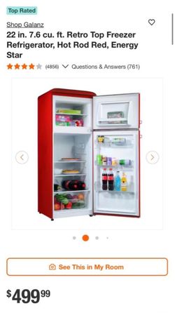 Galanz 7.6 cu. ft. Retro Refrigerator