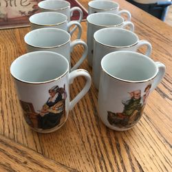 Norman Rockwell Mugs