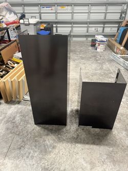 Bespoke Smart Wall Mount Hood Extension Kit in Black Stainless Steel - 6000 Series (36”&22”)