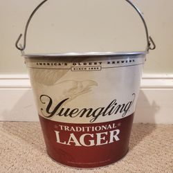 BOX of 3 YUENGLING METAL BEER BUCKETS