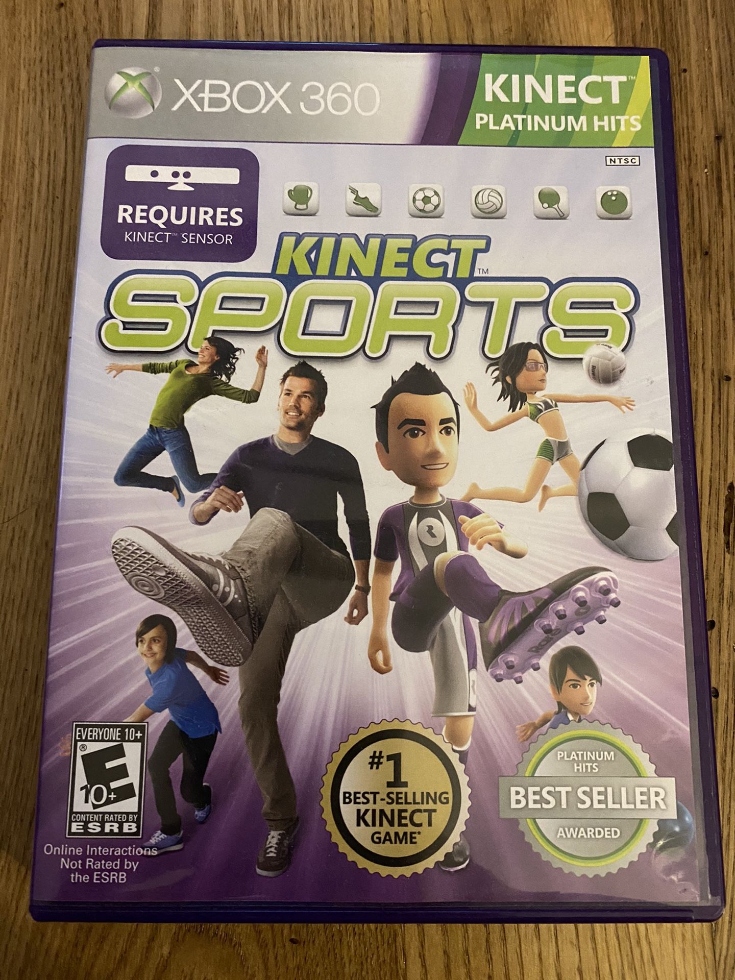 XBOX 360 Kinect Sports game