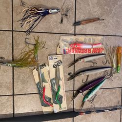 Fishing trolling lures & rod