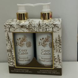 Cozy Cabin Hand Soap And Lotion Set